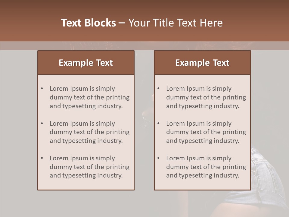 Music Movement Blue PowerPoint Template