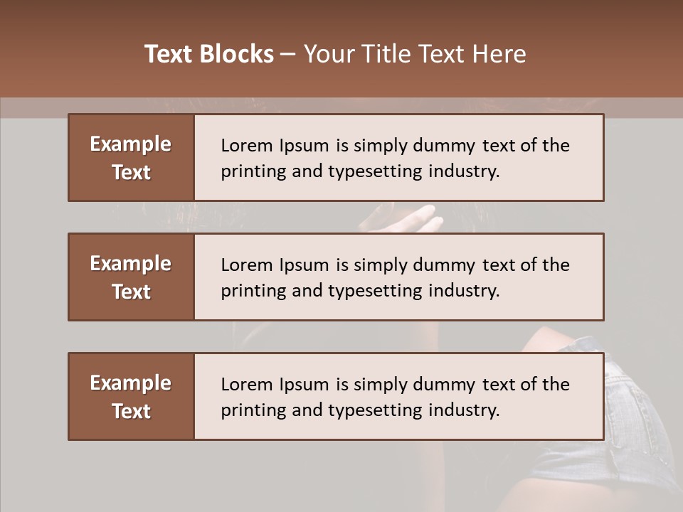 Music Movement Blue PowerPoint Template