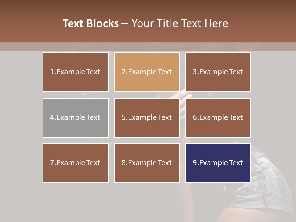 Music Movement Blue PowerPoint Template