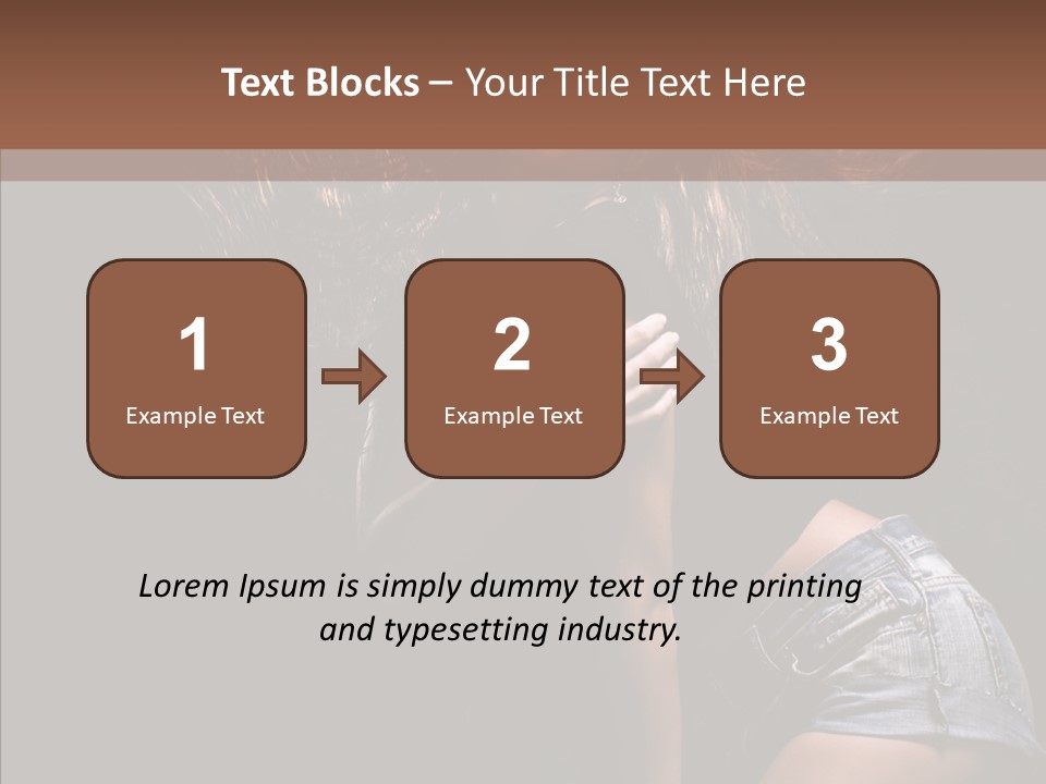 Music Movement Blue PowerPoint Template