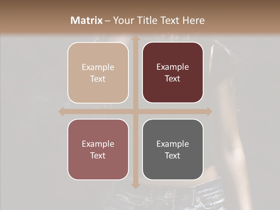 Temptation Dancer Hair PowerPoint Template