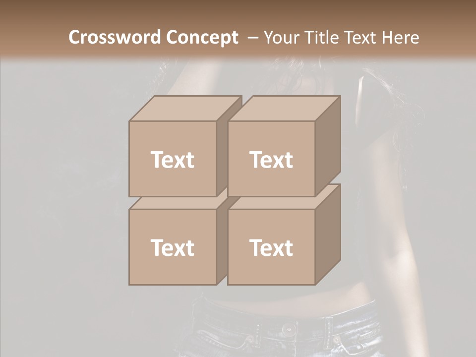 Temptation Dancer Hair PowerPoint Template