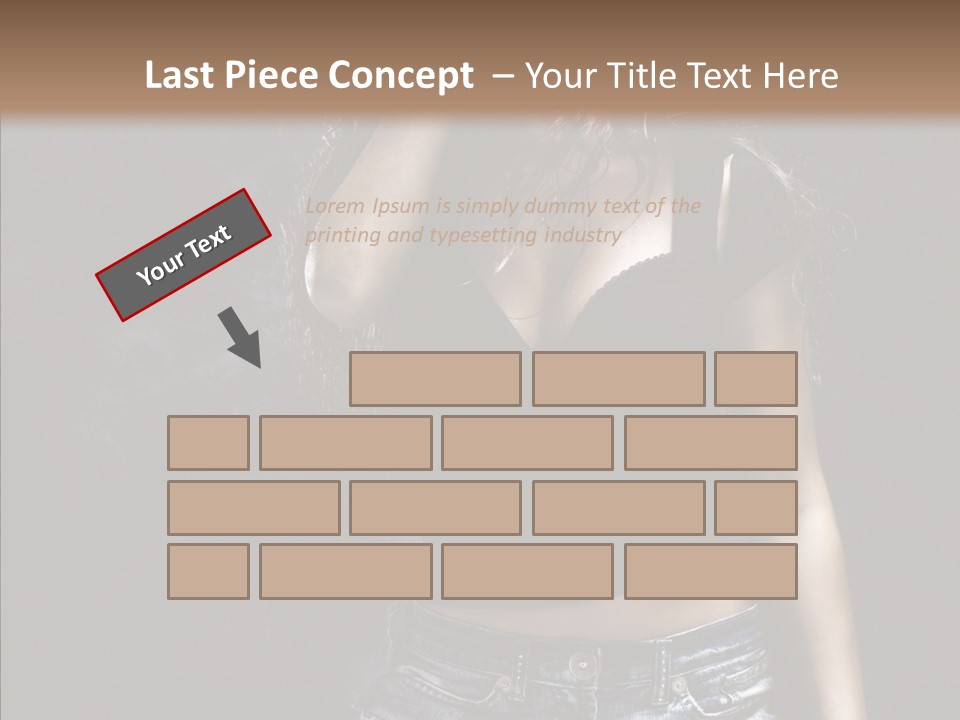 Temptation Dancer Hair PowerPoint Template