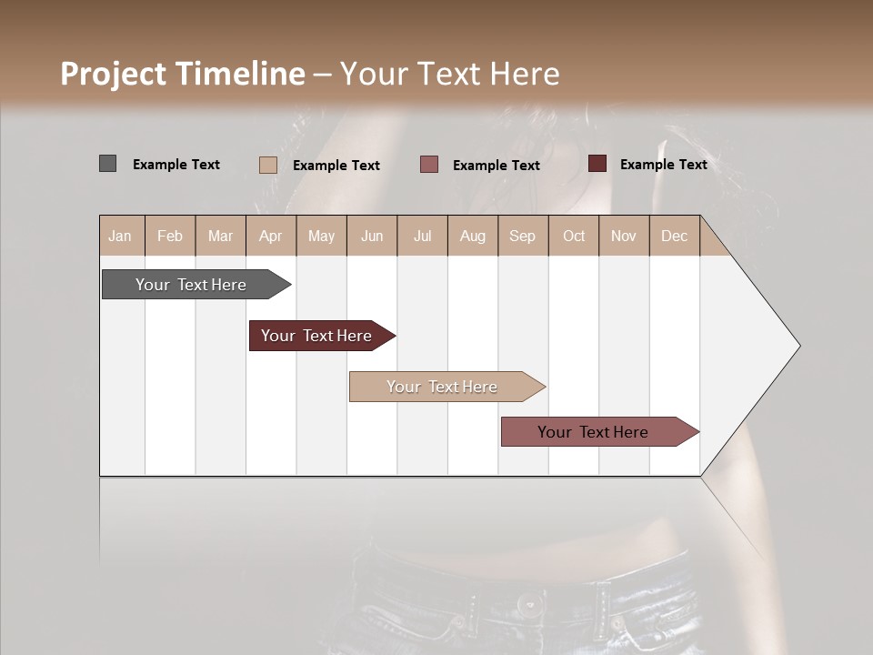 Temptation Dancer Hair PowerPoint Template