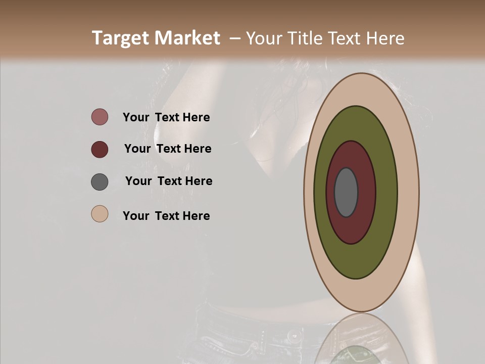 Temptation Dancer Hair PowerPoint Template