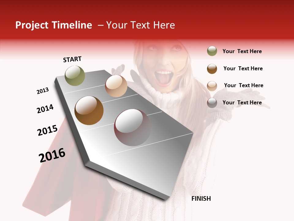 Hat Enjoyment Happy PowerPoint Template