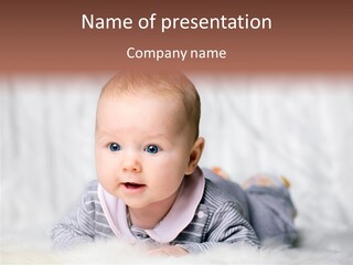 Cute Child Little PowerPoint Template