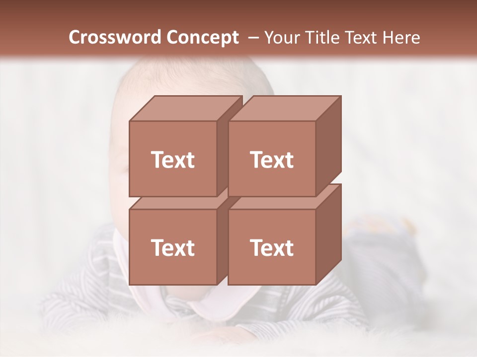 Cute Child Little PowerPoint Template