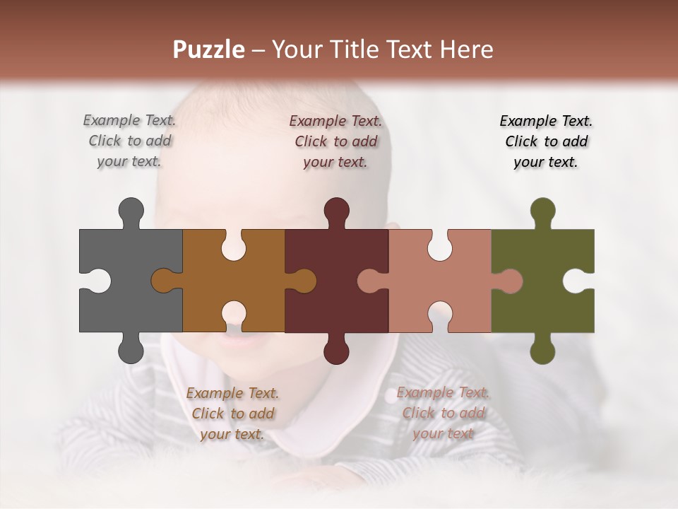 Cute Child Little PowerPoint Template