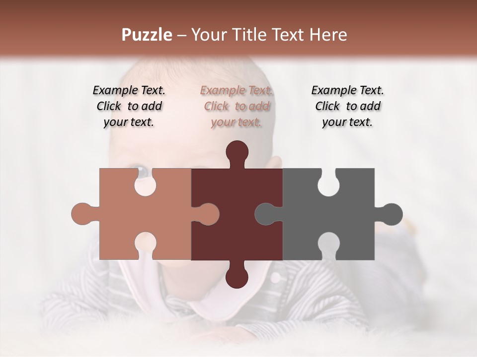 Cute Child Little PowerPoint Template