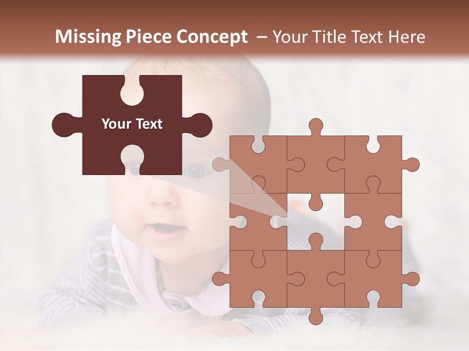 Cute Child Little PowerPoint Template