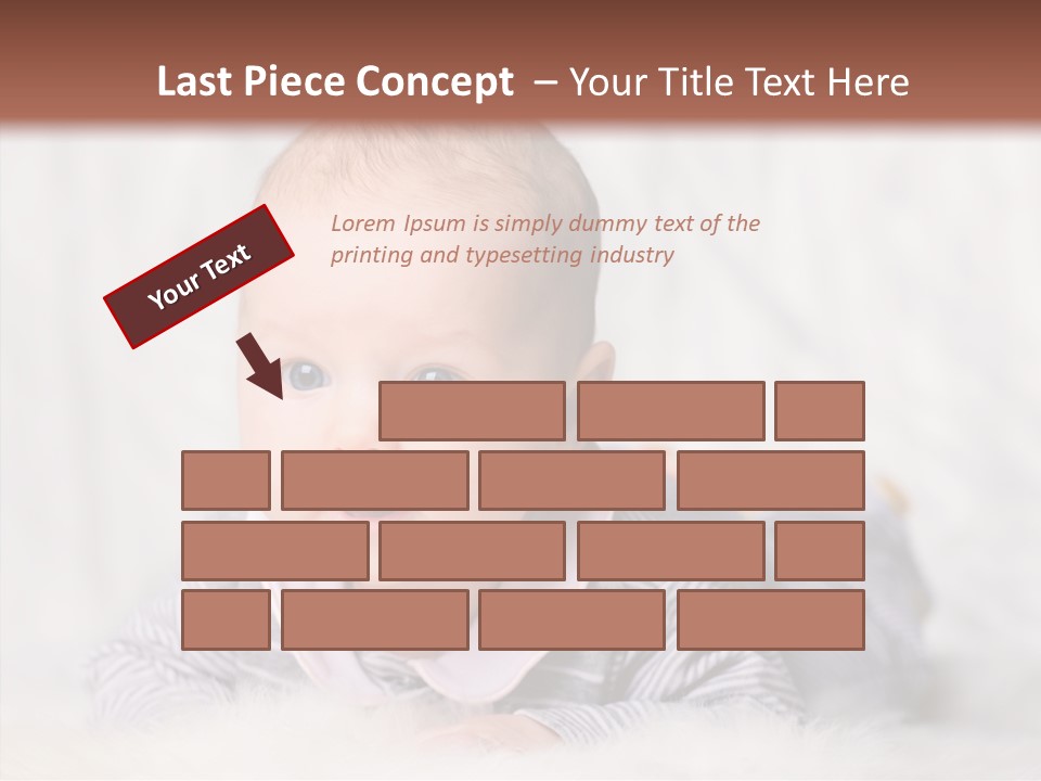 Cute Child Little PowerPoint Template