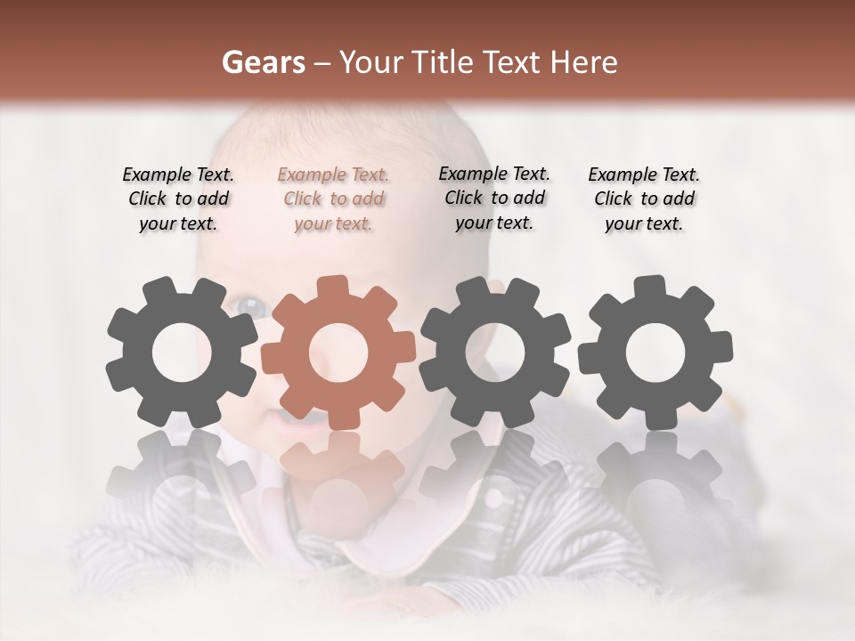 Cute Child Little PowerPoint Template