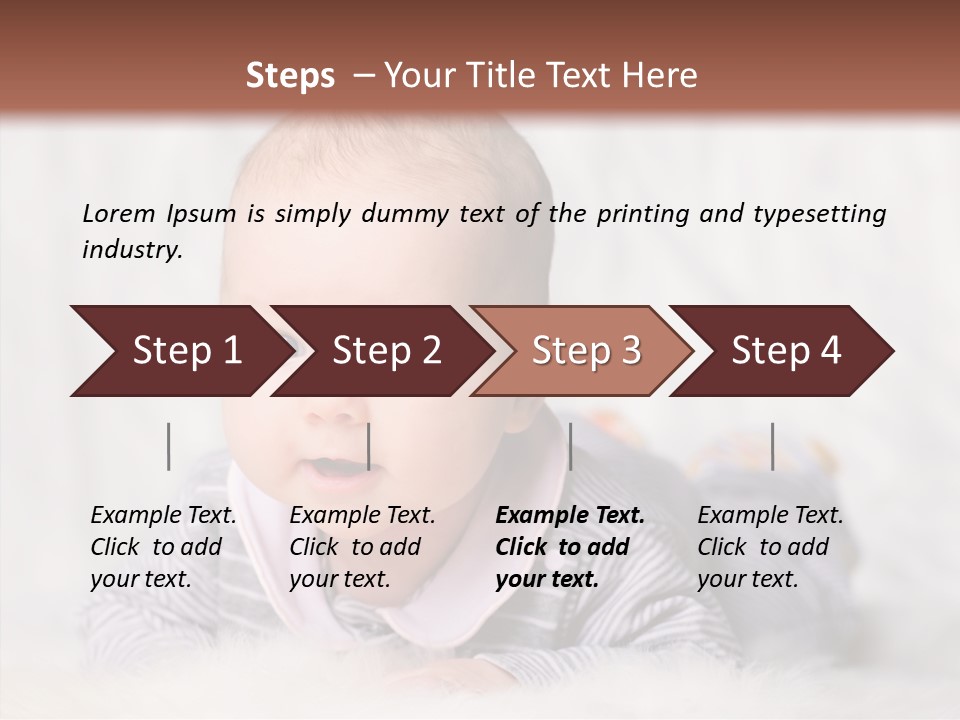 Cute Child Little PowerPoint Template