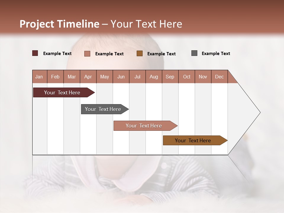 Cute Child Little PowerPoint Template