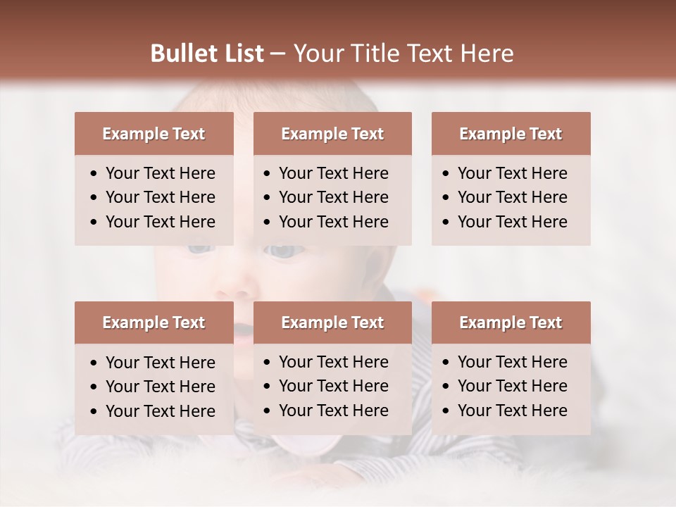 Cute Child Little PowerPoint Template