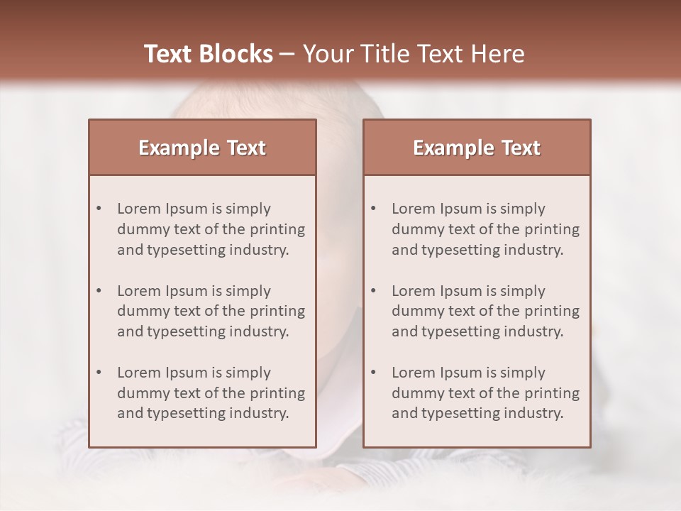 Cute Child Little PowerPoint Template