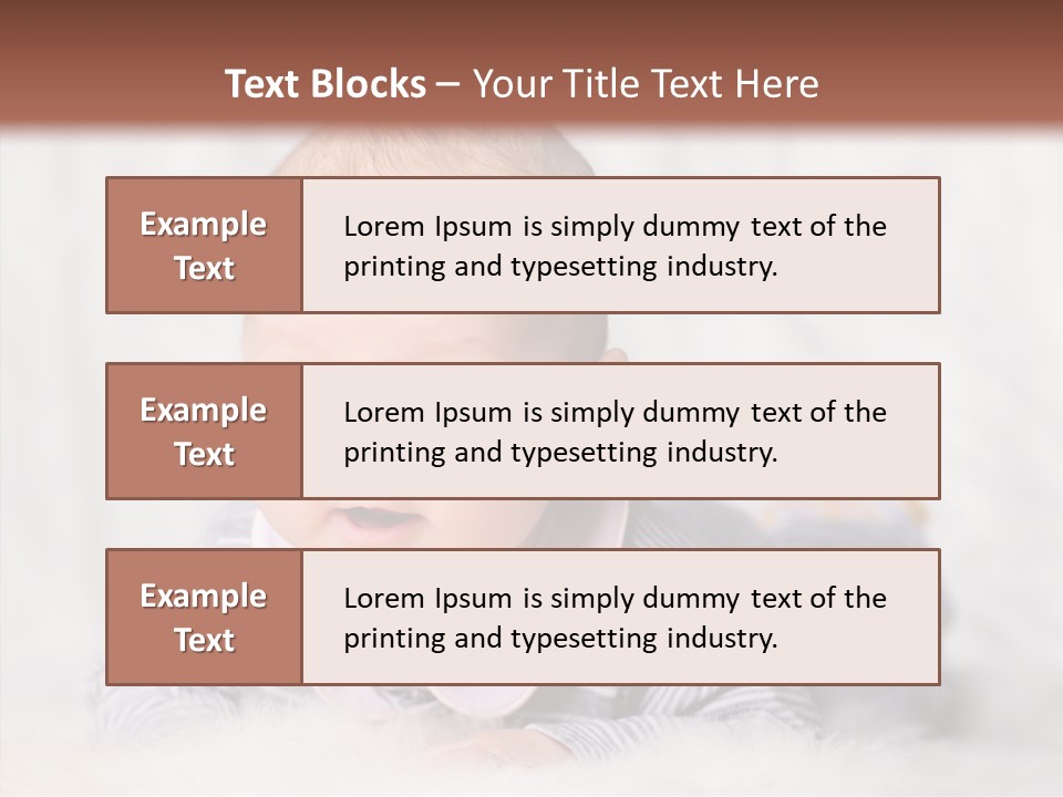 Cute Child Little PowerPoint Template