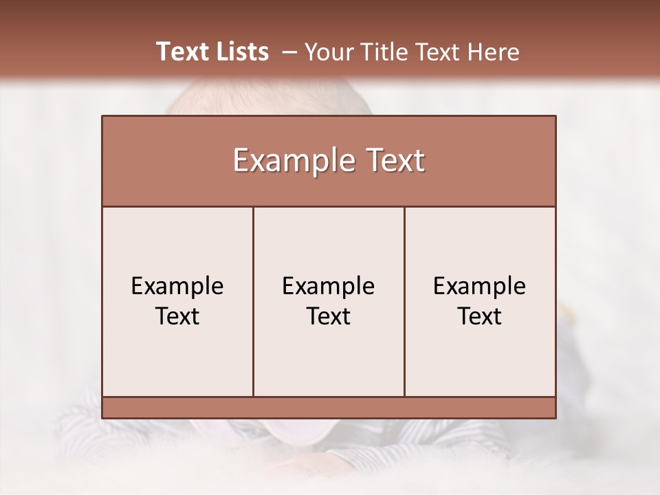 Cute Child Little PowerPoint Template