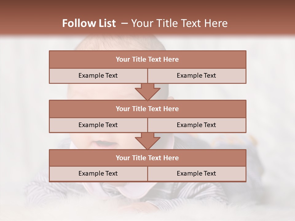 Cute Child Little PowerPoint Template