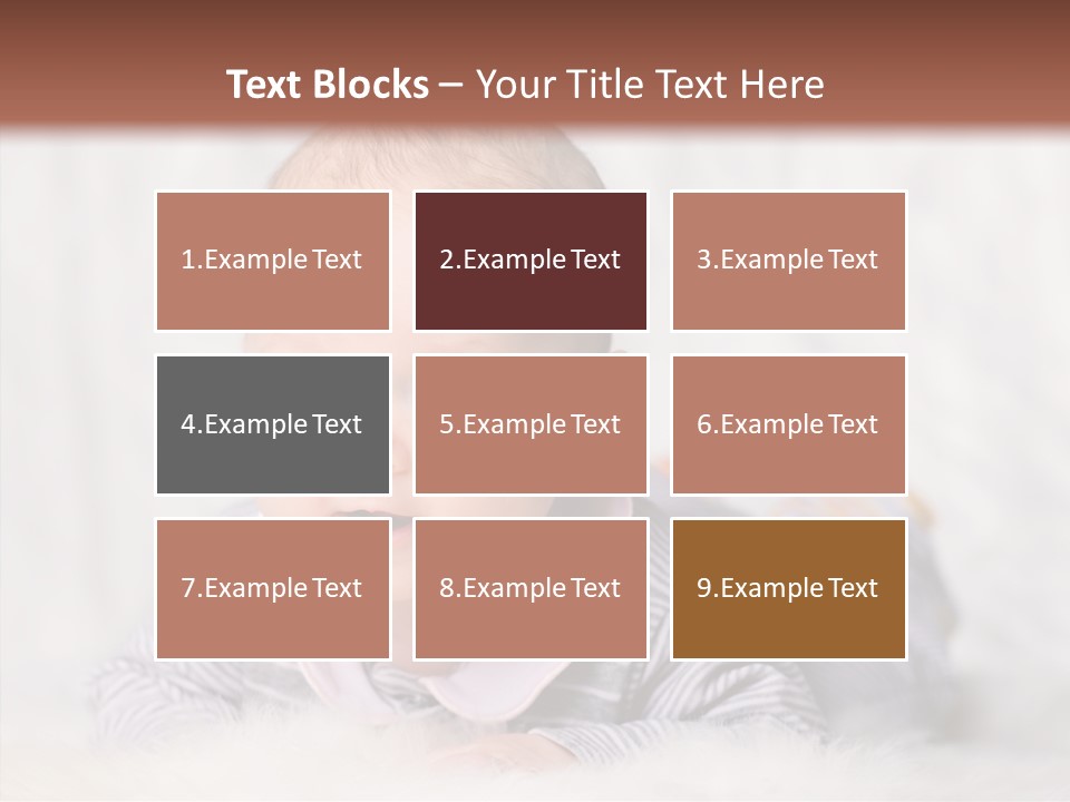 Cute Child Little PowerPoint Template