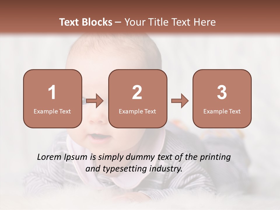 Cute Child Little PowerPoint Template