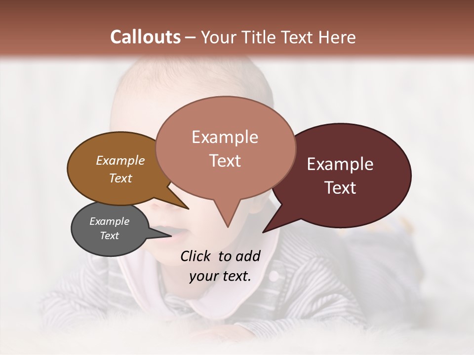 Cute Child Little PowerPoint Template