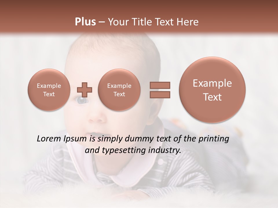 Cute Child Little PowerPoint Template