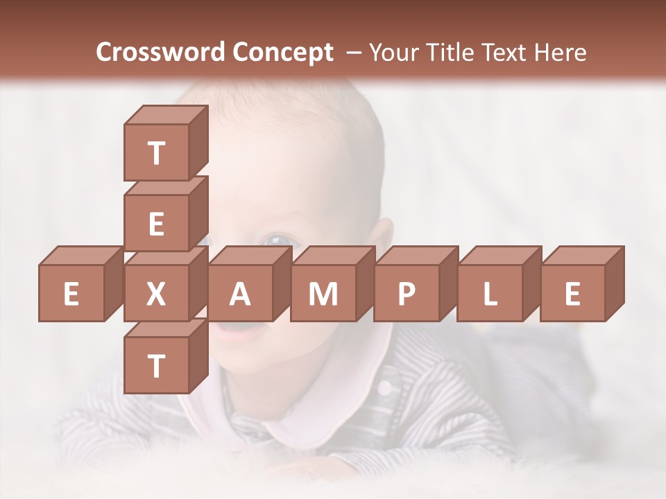 Cute Child Little PowerPoint Template