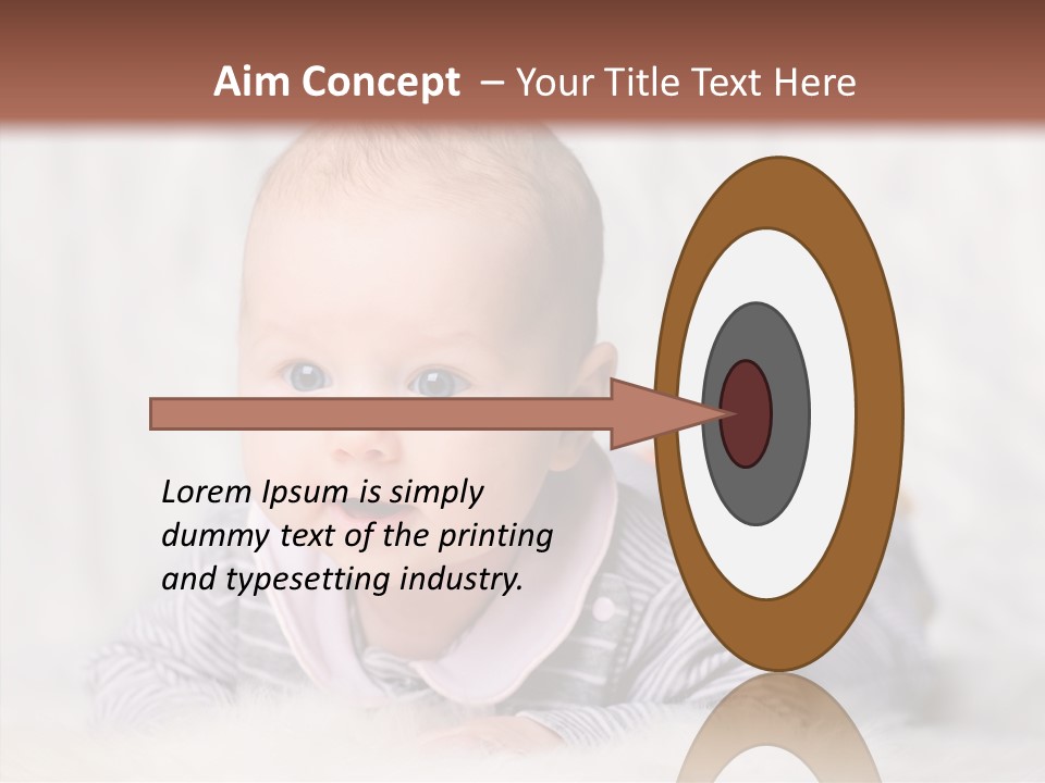 Cute Child Little PowerPoint Template