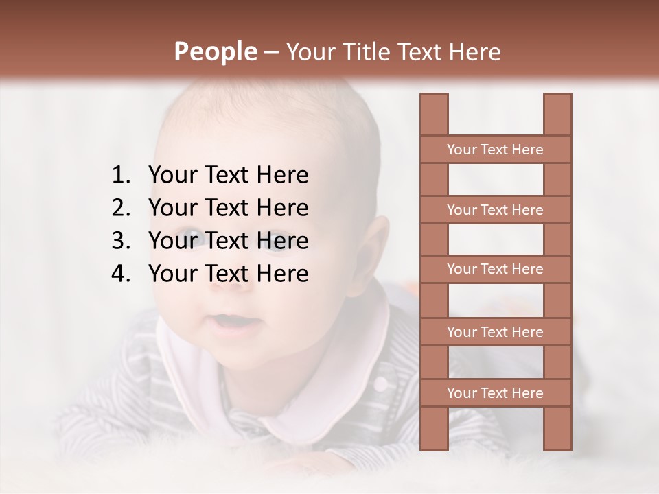 Cute Child Little PowerPoint Template