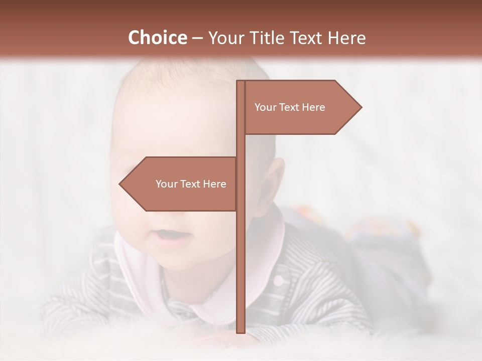 Cute Child Little PowerPoint Template