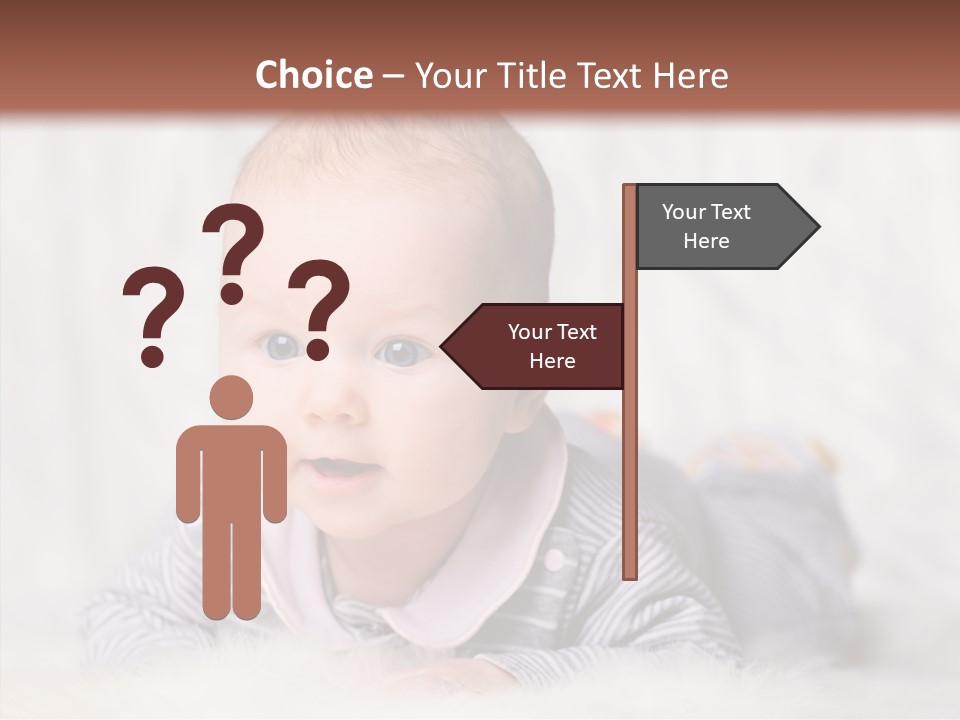Cute Child Little PowerPoint Template