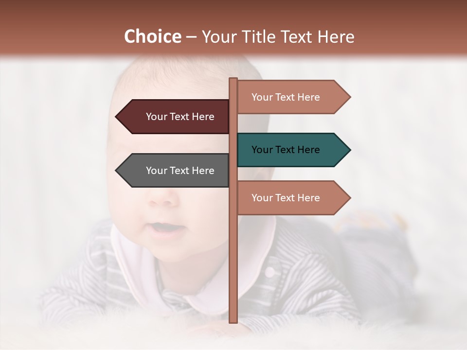 Cute Child Little PowerPoint Template