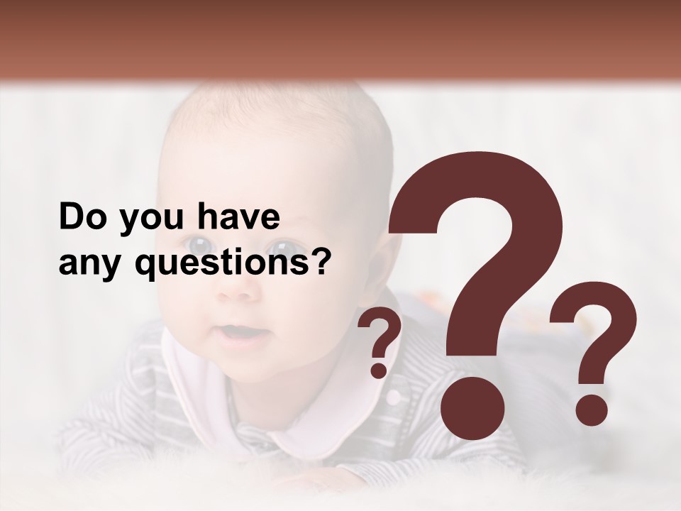 Cute Child Little PowerPoint Template