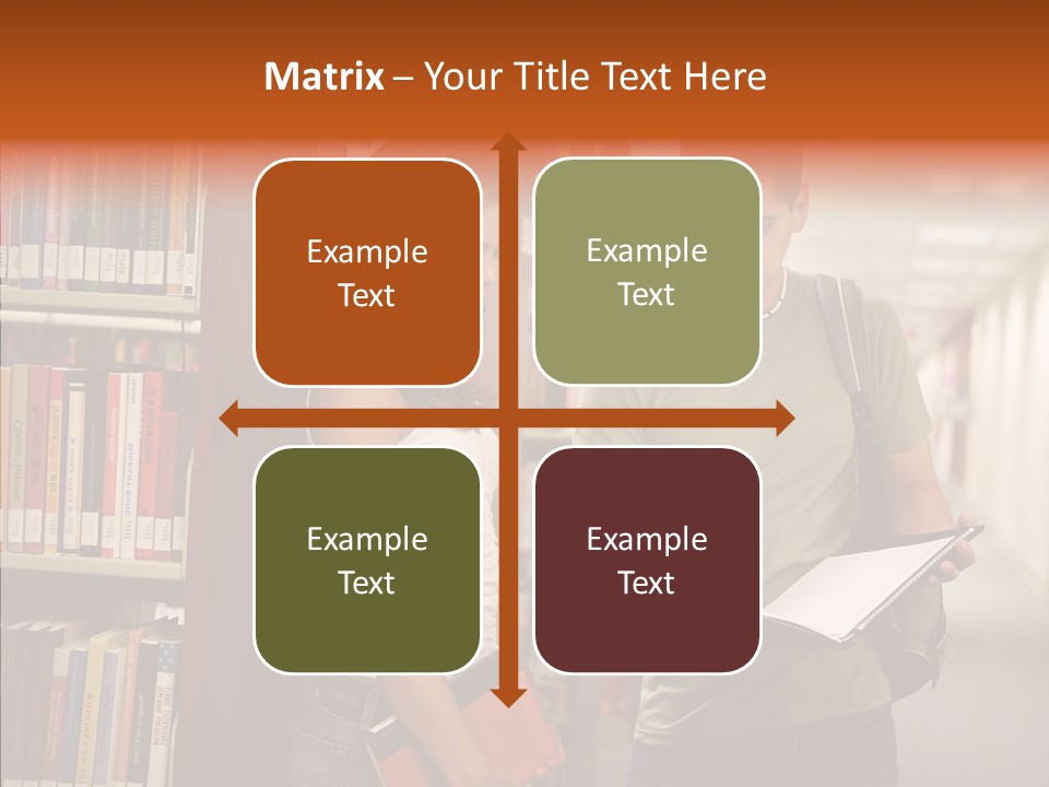 Male Student Youth PowerPoint Template