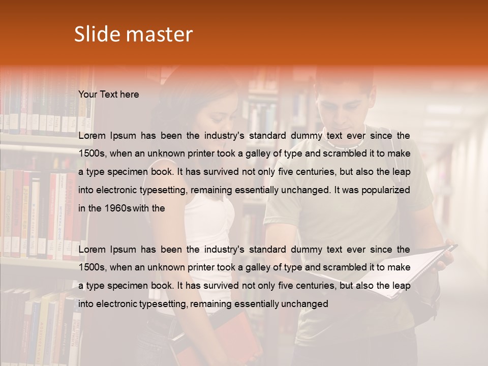 Male Student Youth PowerPoint Template