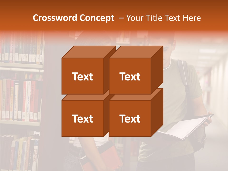 Male Student Youth PowerPoint Template