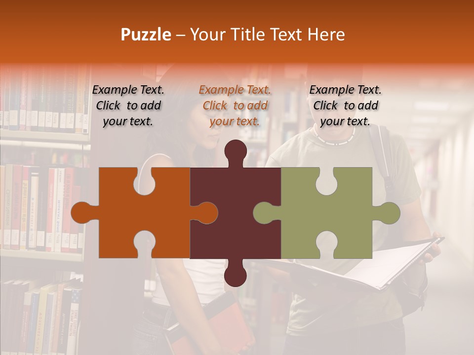 Male Student Youth PowerPoint Template