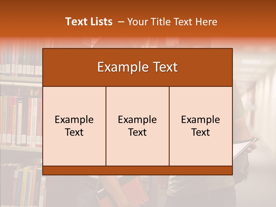 Male Student Youth PowerPoint Template