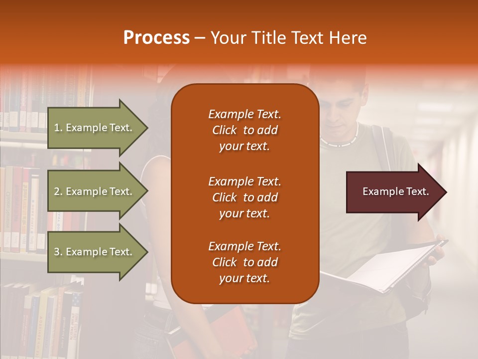 Male Student Youth PowerPoint Template