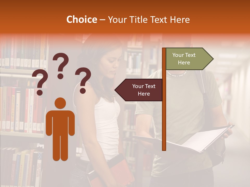 Male Student Youth PowerPoint Template