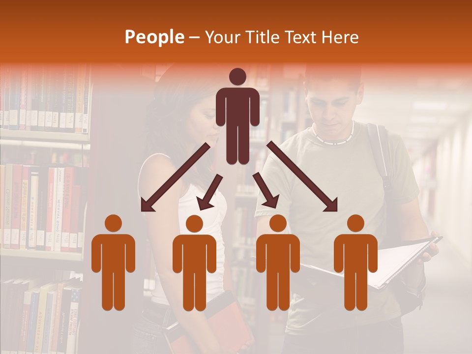 Male Student Youth PowerPoint Template