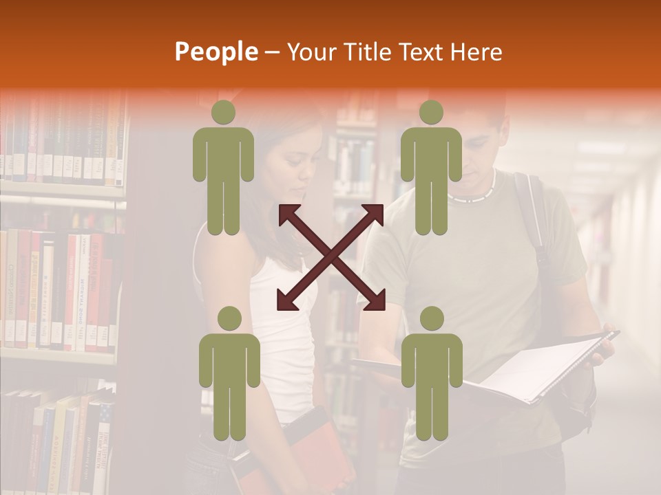 Male Student Youth PowerPoint Template