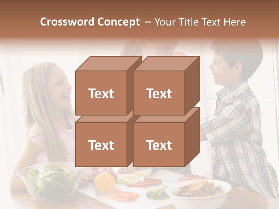 Enjoying Year Image PowerPoint Template