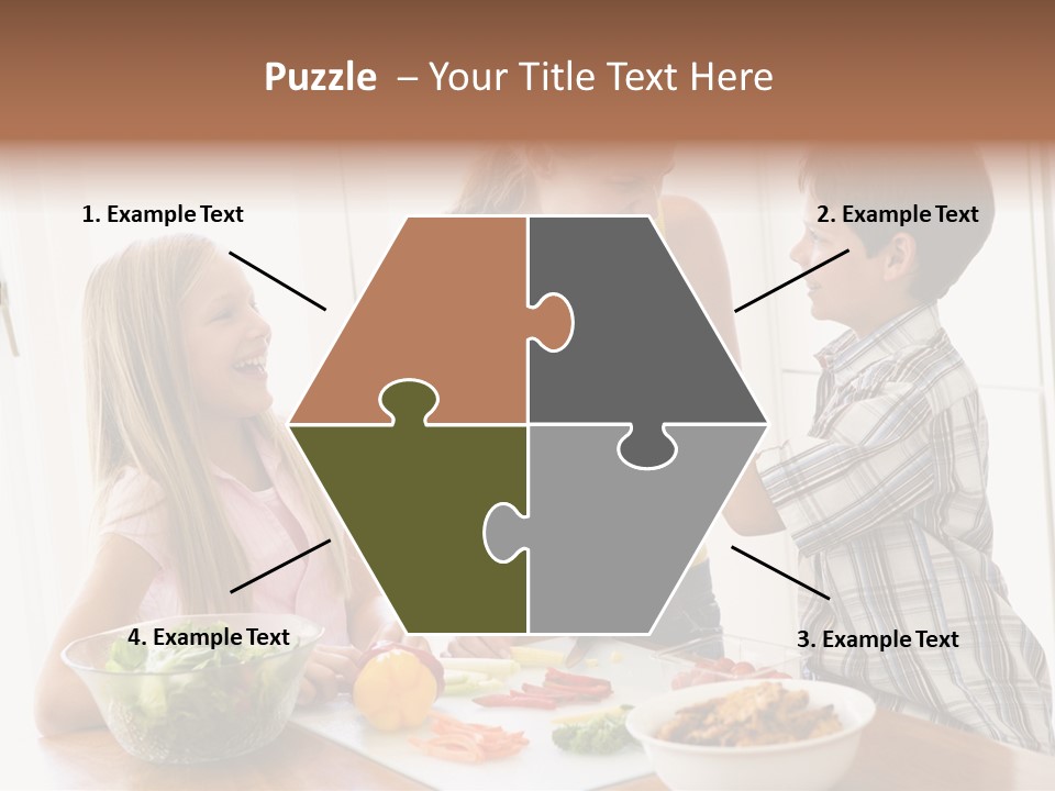Enjoying Year Image PowerPoint Template