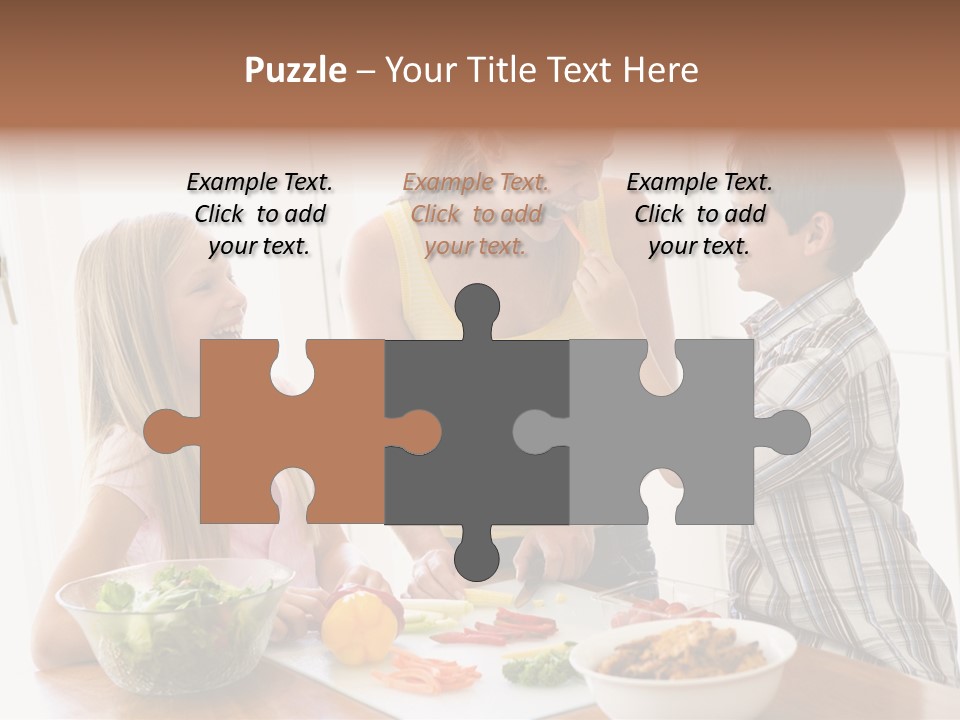 Enjoying Year Image PowerPoint Template