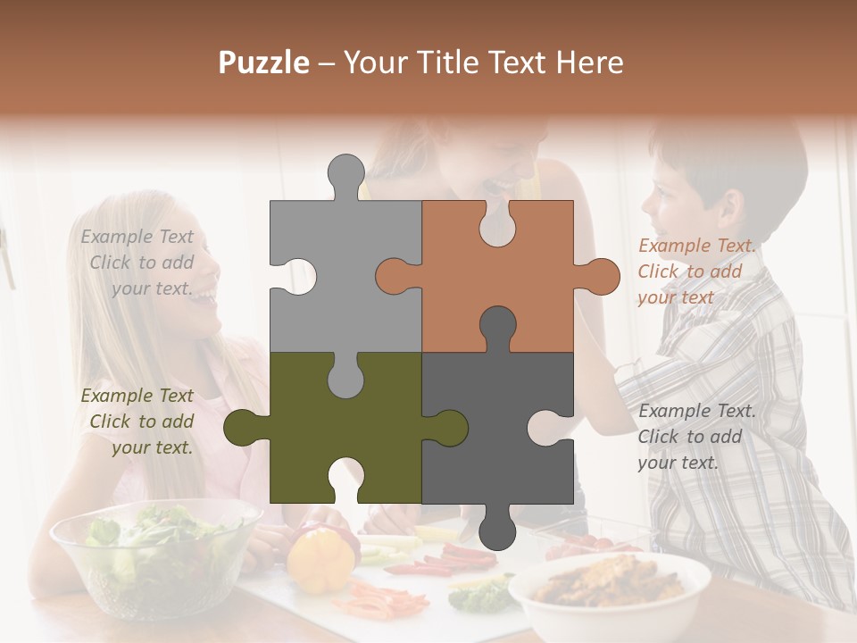 Enjoying Year Image PowerPoint Template