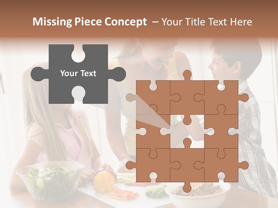 Enjoying Year Image PowerPoint Template