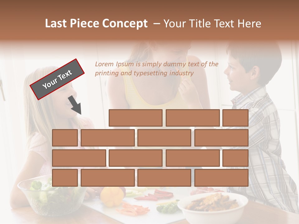 Enjoying Year Image PowerPoint Template